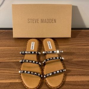 Studded gladiator sandal